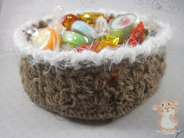 Мастер-класс по корзиночке крючком