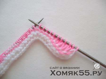 Волнистый узор спицами. Мастер-класс