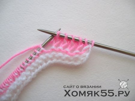 Волнистый узор спицами. Мастер-класс