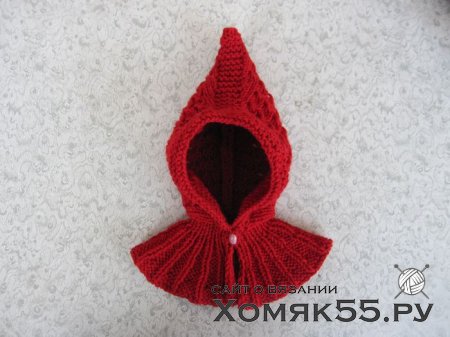 Шапочка «гномик» на 6 месяцев