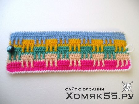 Чехол для кружки крючком. Мастер-класс
