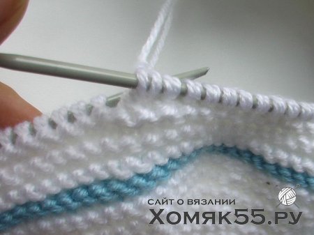 МК Белых пинеток спицами