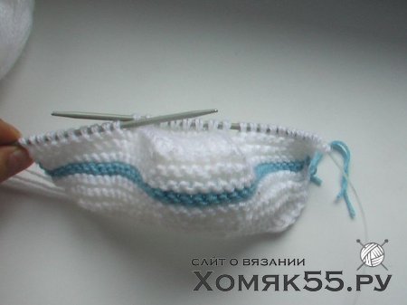 МК Белых пинеток спицами