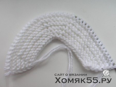 МК Белых пинеток спицами