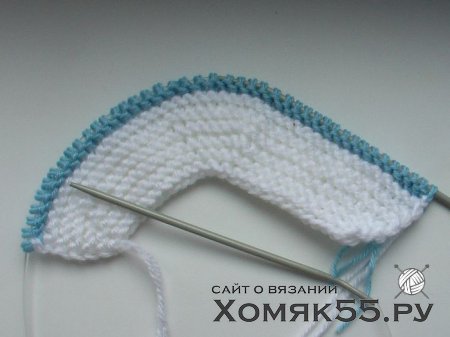 МК Белых пинеток спицами