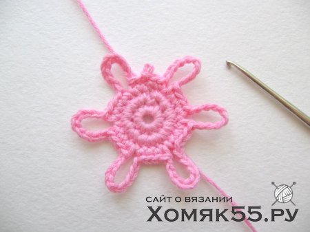 Цветок крючком «Нежность». Мастер-класс по вязанию