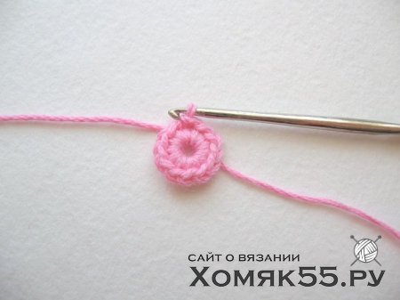 Цветок крючком «Нежность». Мастер-класс по вязанию