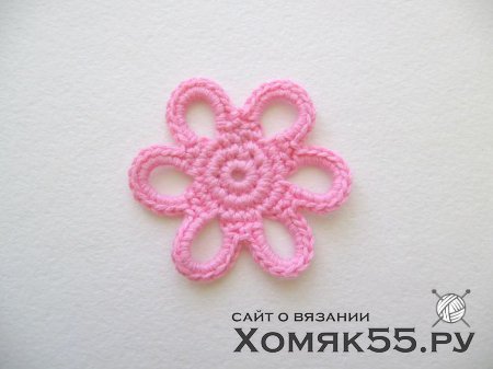 Цветок крючком «Нежность». Мастер-класс по вязанию