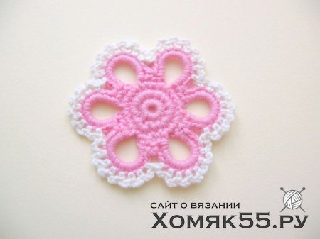 Цветок крючком «Нежность». Мастер-класс по вязанию