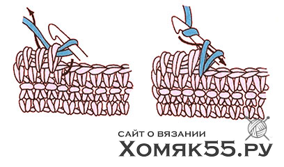 Красные вязаные  пинетки с цветком из лент в технике канзаши