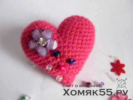Брошь «Сердечко»