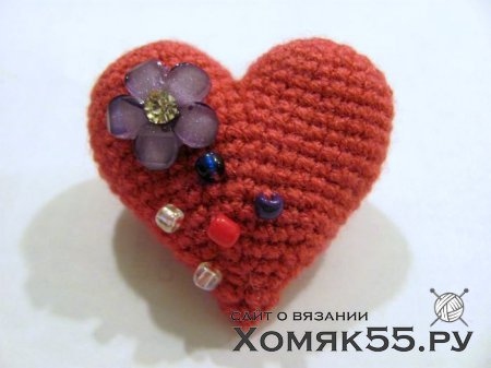 Брошь «Сердечко»