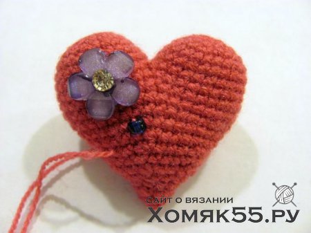Брошь «Сердечко»