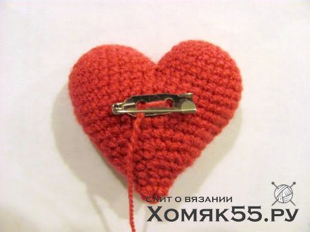 Брошь «Сердечко»