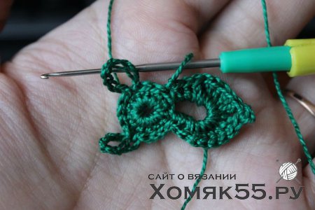 Украшение для волос «Бордовая фиалка»
