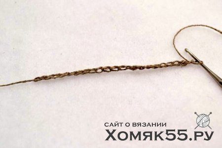 Льняная салфетка крючком