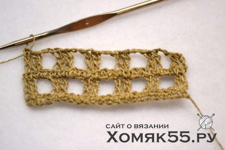 Льняная салфетка крючком