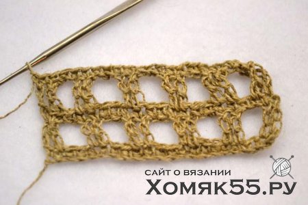 Льняная салфетка крючком