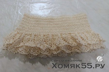 Ажурная юбочка для девочки 3-4 лет