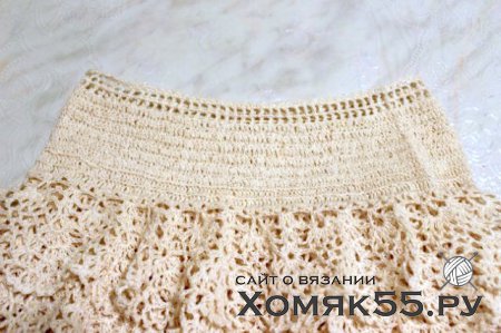 Ажурная юбочка для девочки 3-4 лет