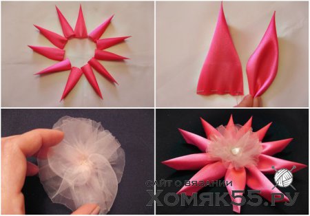 Розовая шляпка крючком