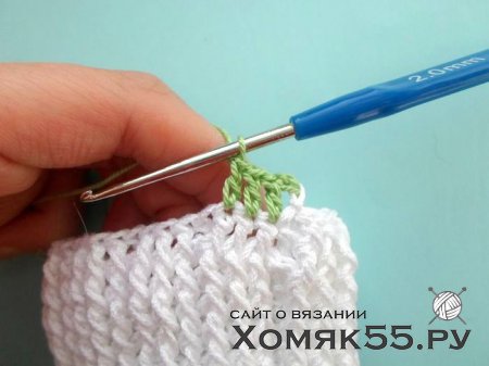 Мастер-класс по вязанию детских ажурных митенок