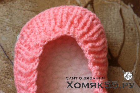 Детские тапочки крючком «Весеннее настроение»