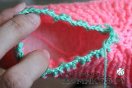 Детские тапочки крючком «Весеннее настроение»
