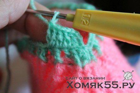 Детские тапочки крючком «Весеннее настроение»