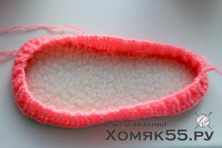 Детские тапочки крючком «Весеннее настроение»