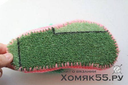 Детские тапочки крючком «Весеннее настроение»