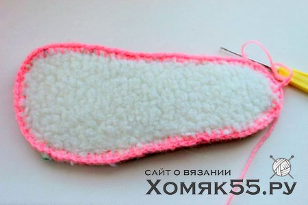 Детские тапочки крючком «Весеннее настроение»