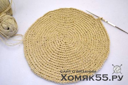 МК Круглая салфетка (вязание крючком)