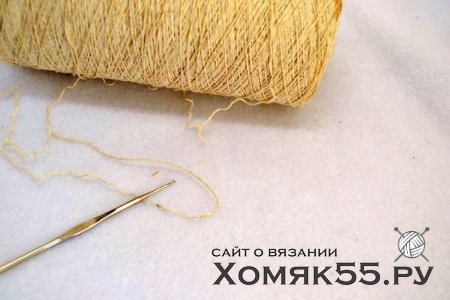 МК Круглая салфетка (вязание крючком)