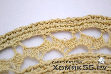 МК Круглая салфетка (вязание крючком)