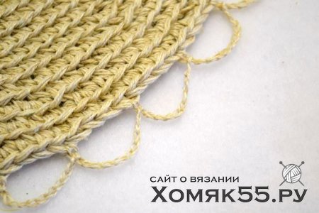 МК Круглая салфетка (вязание крючком)