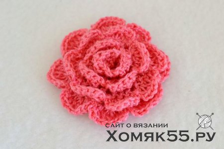 МК Роза (вязание крючком)