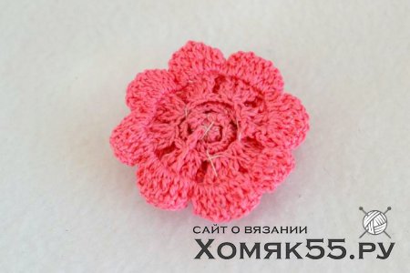 МК Роза (вязание крючком)
