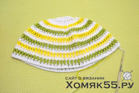 Летняя шапочка для девочки