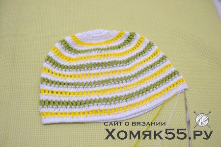 Летняя шапочка для девочки
