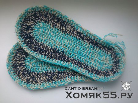 МК по вязанию тапочек-сапожек из мотивов