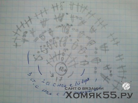 МК по вязанию тапочек-сапожек из мотивов