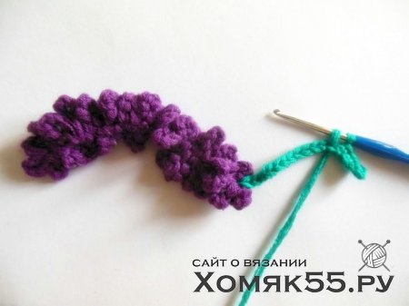 МК «Сирень» вязаная крючком