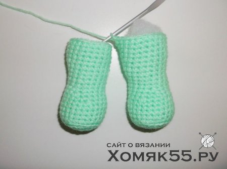 Вязаный пупс