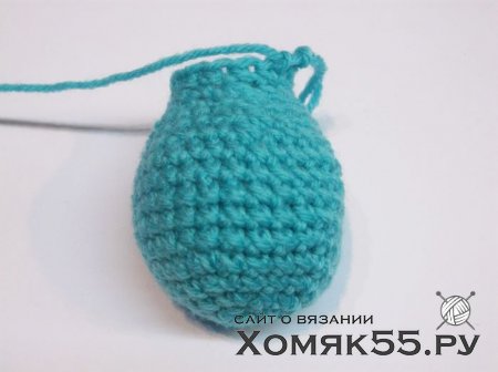 Мятный мишка крючком