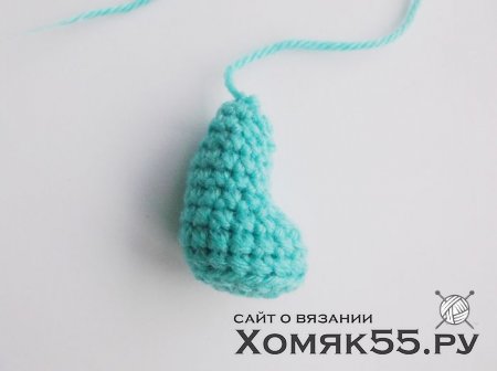 Мятный мишка крючком
