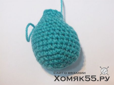 Мятный мишка крючком