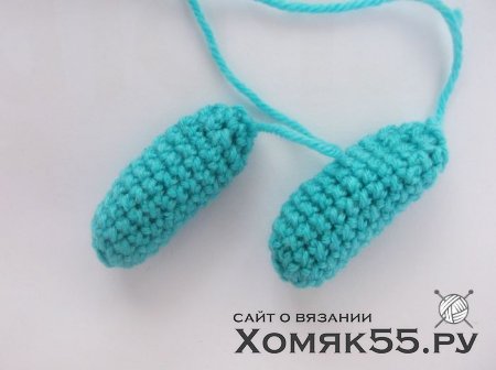 Мятный мишка крючком