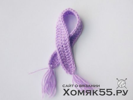 Мятный мишка крючком