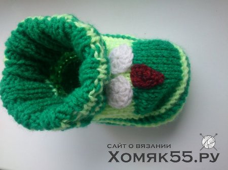 МК по вязанию носочков-сов